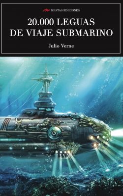 Portada de 20.000 leguas de viaje submarino, de Julio Verne