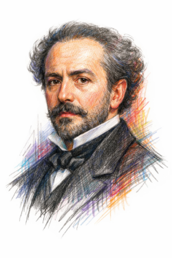 Retrato de Alexandre Dumas Hijo