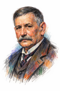Retrato de Benito Pérez Galdós