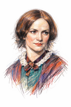 Retrato de Charlotte Brontë