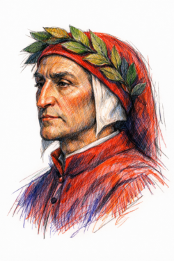 Retrato de Dante Alighieri