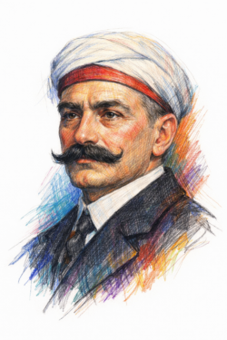 Retrato de Emilio Salgari