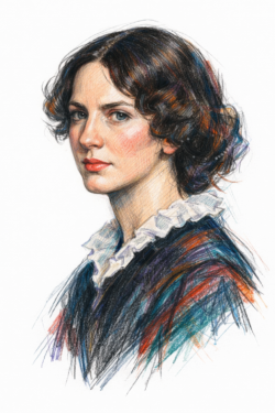 Retrato de Emily Brontë
