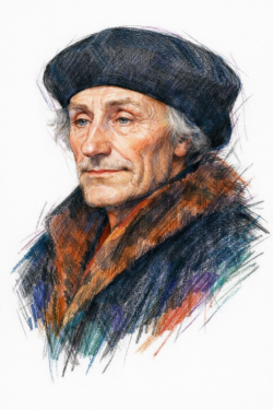 Retrato de Erasmo de Rotterdam