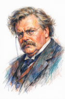 Retrato de G. K. Chesterton