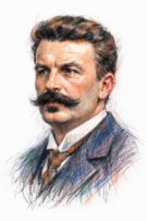Retrato de Guy de Maupassant