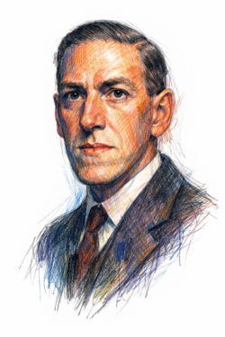 Retrato de H. P. Lovecraft