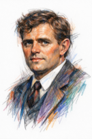 Retrato de Jack London