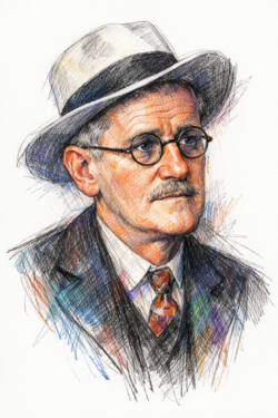 Retrato de James Joyce
