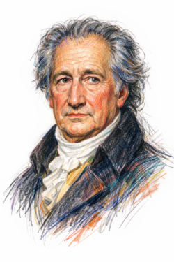 Retrato de Johann Wolfgang von Goethe