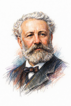 Retrato de Julio Verne