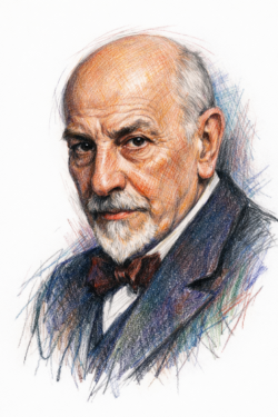 Retrato de Luigi Pirandello