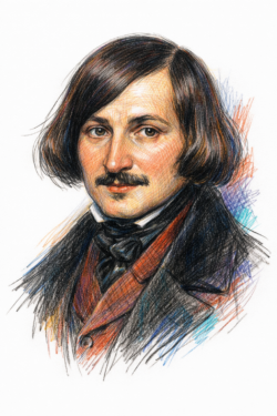 Retrato de Nikolái Gógol
