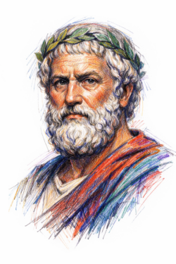 Retrato de Sófocles