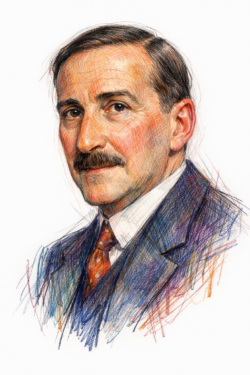 Retrato de Stefan Zweig