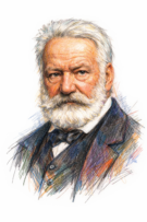Retrato de Victor Hugo