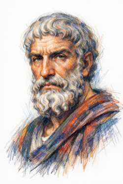 Retrato de Epicuro