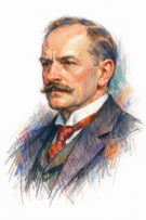 Retrato de C.J. Cutcliffe Hyne
