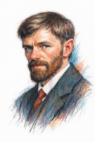 Retrato de D. H. Lawrence