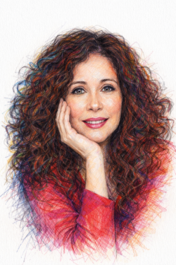 Retrato de Diana López Iriarte