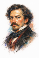 Retrato de Fitz James O'Brien