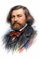 Retrato de Théophile Gautier